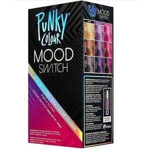 4x Punky Colour Mood Switch Heat Activated Hair Dye Purple to Pink